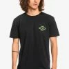 Acheter 🧨 Quiksilver LAST SET - T-shirt Imprimé - Black 🔥