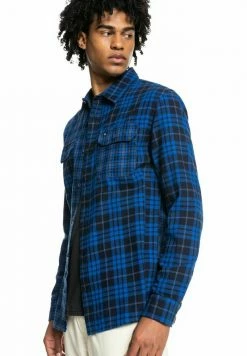 Promo 😍 Quiksilver STRATTON - Chemise - Classic Blue Stratton ✔️ -Quiksilver Soldes Boutique 91ba054fcfad4c039bb08c7a7f5997ff