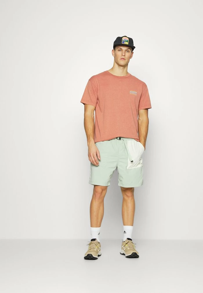 Top 10 👏 Quiksilver TRAIL MAP TEES - T-shirt Imprimé - Aragon ✔️ 2 Top 10 👏 Quiksilver TRAIL MAP TEES - T-shirt Imprimé - Aragon ✔️ – Image 2