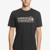 Promo 🔥 Quiksilver STONE COLD CLASSIC - T-shirt Imprimé - Black 😀