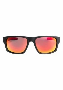 Promo 🎁 Quiksilver Lunettes De Soleil - Matt Black Ml Red 🎉 -Quiksilver Soldes Boutique 943dda047cb744f3a8ab38d1087a4f7b