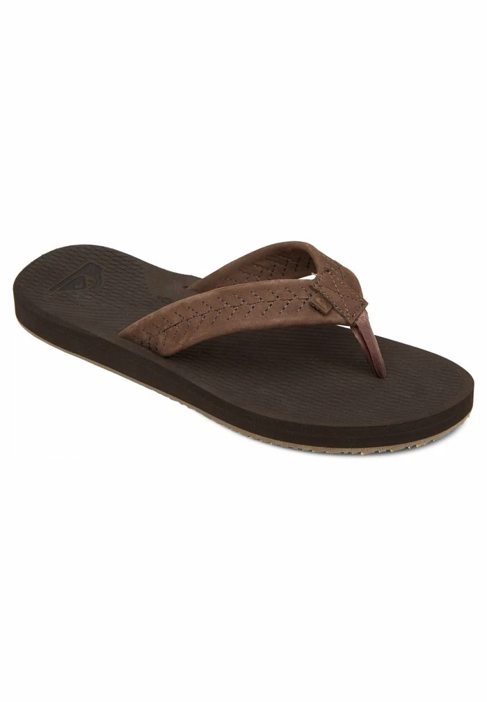 Meilleure vente ⭐ Quiksilver LEFT COASTA - Tongs - Brown/brown/brown 🔥 2 Meilleure vente ⭐ Quiksilver LEFT COASTA - Tongs - Brown/brown/brown 🔥 – Image 2