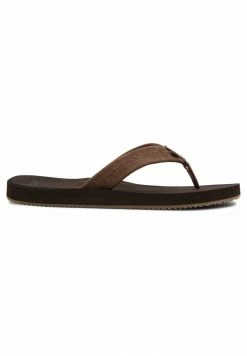 Meilleure vente ⭐ Quiksilver LEFT COASTA - Tongs - Brown/brown/brown 🔥