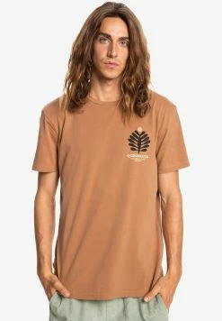 Budget 🎁 Quiksilver PROMOTE THE STOKE - T-shirt Imprimé - Chipmunk 🔥