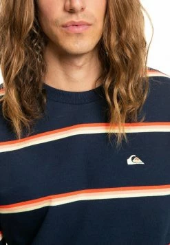 Meilleure vente 🎉 Quiksilver FEEDER - Sweatshirt - Cherry Tomato Feeder Stripe 👍 -Quiksilver Soldes Boutique 9980d556d43a4c779555b1be24a7badb