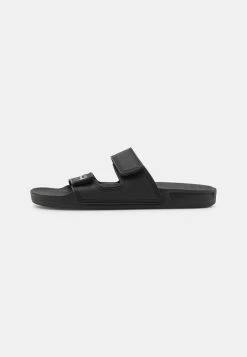 Meilleur prix ❤️ Quiksilver RIVI - Sandales De Bain - Black/grey ⭐