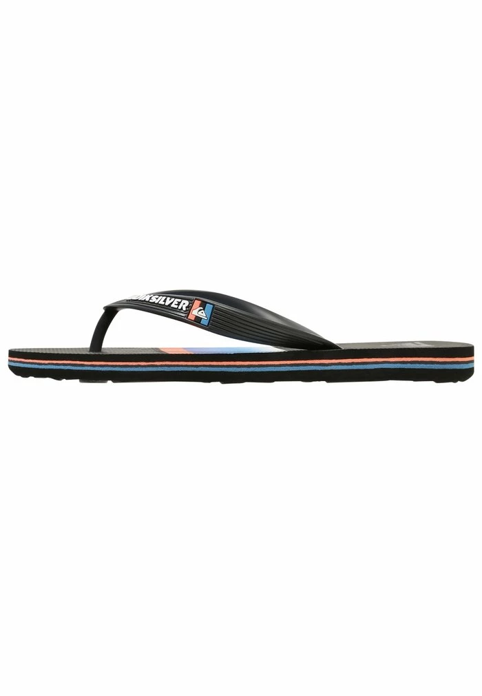 Sortie 🤩 Quiksilver MOLOKAI SLAB - Tongs - Black/grey/blue ❤️ 1 Sortie 🤩 Quiksilver MOLOKAI SLAB - Tongs - Black/grey/blue ❤️