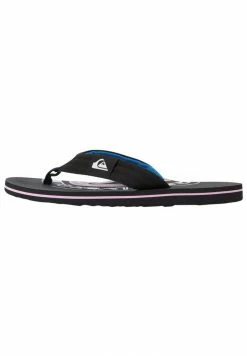 Vente flash 🌟 Quiksilver MOLOKAI LAYBACK - Tongs - Black 🎉