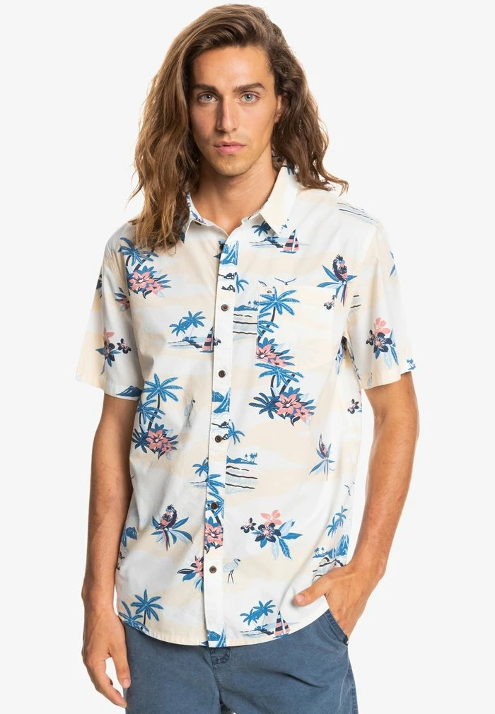 Le moins cher 🧨 Quiksilver Chemise - White 😍 1 Le moins cher 🧨 Quiksilver Chemise - White 😍