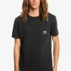 Vente flash ⭐ Quiksilver SUB MISSION - T-shirt Basique - Black 🎁