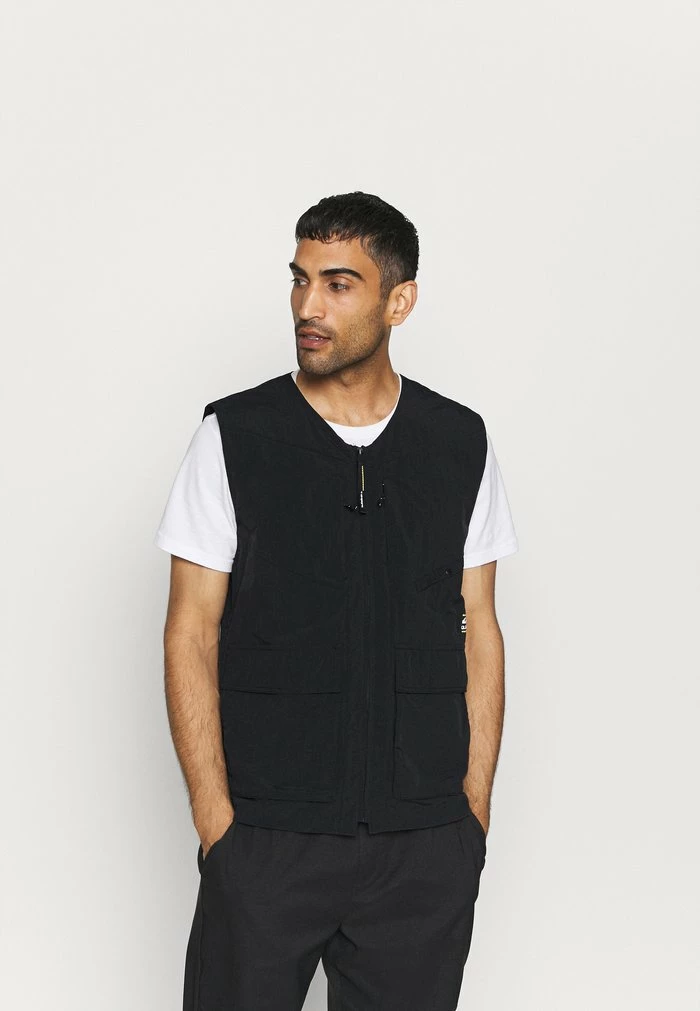 Meilleure affaire 👏 Quiksilver LAND SLIDE VEST - Veste Sans Manches - Black 🌟 1 Meilleure affaire 👏 Quiksilver LAND SLIDE VEST - Veste Sans Manches - Black 🌟