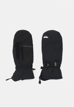 Le moins cher 🎁 Quiksilver MISSION MITT - Moufles - True Black 🤩