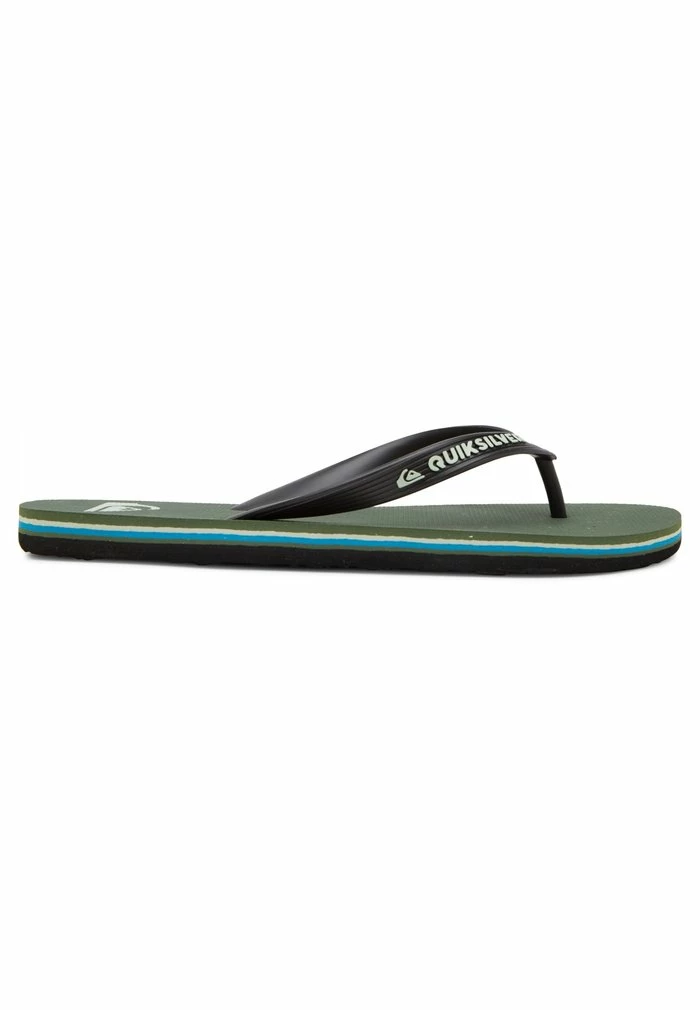 Tout neuf 🎁 Quiksilver MOLOKAI - Tongs - Black/green/blue 😍 4 Tout neuf 🎁 Quiksilver MOLOKAI - Tongs - Black/green/blue 😍 – Image 4