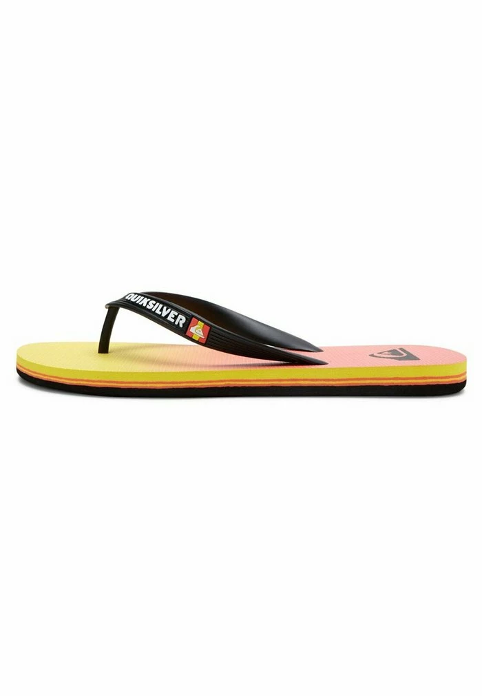 De gros 🎁 Quiksilver CHANCLAS - Tongs - Black/black/orange 🧨 1 De gros 🎁 Quiksilver CHANCLAS - Tongs - Black/black/orange 🧨