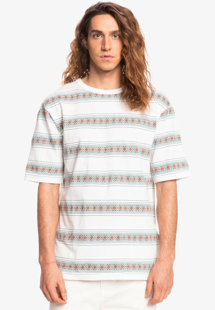 Meilleure vente 😍 Quiksilver HACKY DREADS - T-shirt Imprimé - Antique White Hacky Dreads 🧨 1 Meilleure vente 😍 Quiksilver HACKY DREADS - T-shirt Imprimé - Antique White Hacky Dreads 🧨