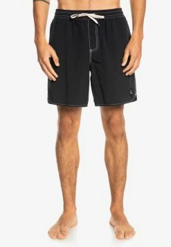 De gros 🤩 Quiksilver OCEAN SCALLOP 17 - Short De Bain - Black 🎁