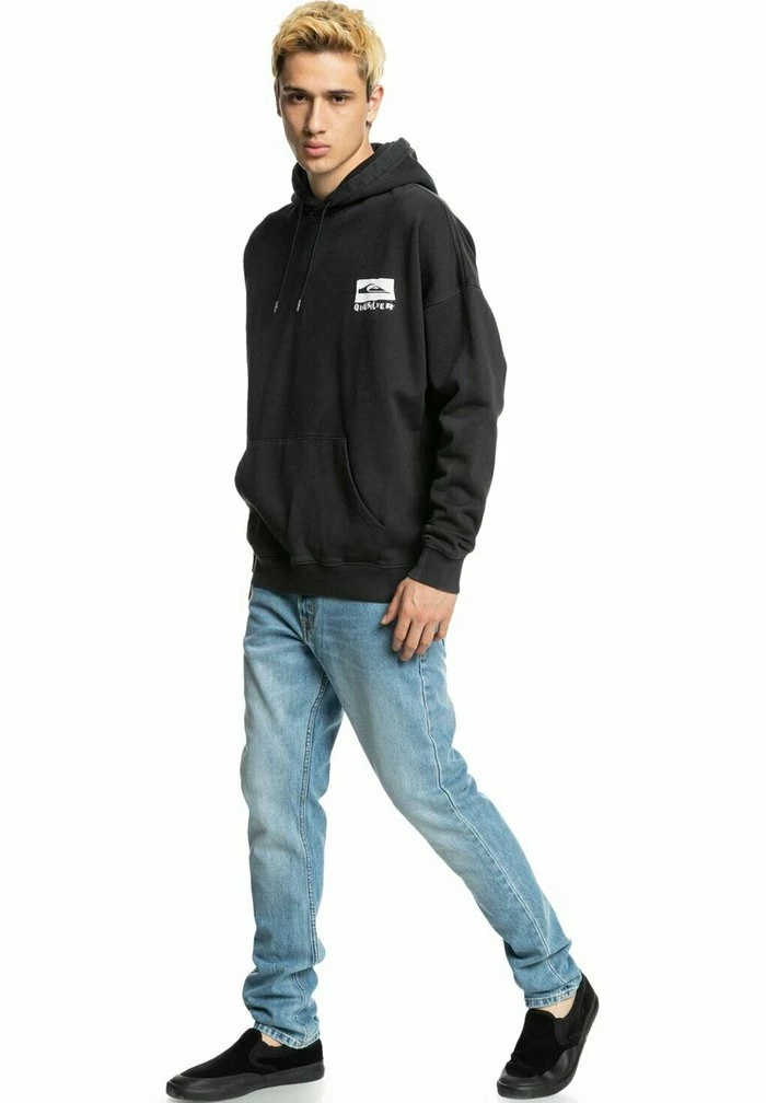 Meilleure vente 😍 Quiksilver Sweat à Capuche - Black 💯 2 Meilleure vente 😍 Quiksilver Sweat à Capuche - Black 💯 – Image 2