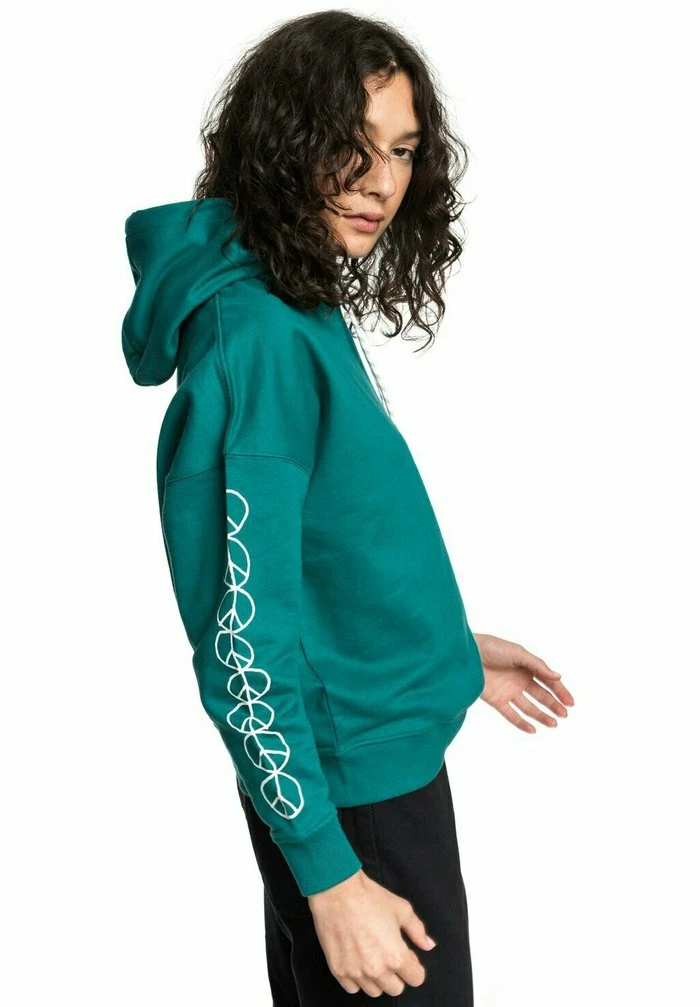 Nouveau 👏 Quiksilver Sweat à Capuche - Teal Green 🌟 4 Nouveau 👏 Quiksilver Sweat à Capuche - Teal Green 🌟 – Image 4