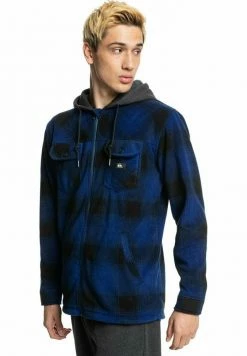 De gros 🎁 Quiksilver SUPER SWELL - Veste Polaire - Ultramarine Superswell Plaid 👏