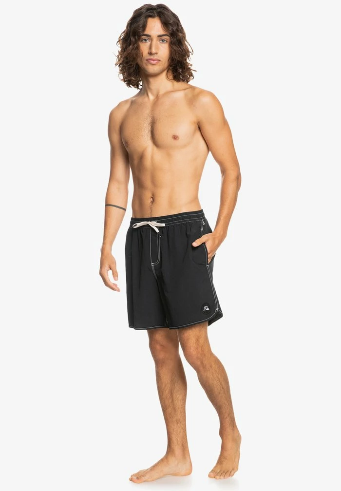 De gros 🤩 Quiksilver OCEAN SCALLOP 17 - Short De Bain - Black 🎁 2 De gros 🤩 Quiksilver OCEAN SCALLOP 17 - Short De Bain - Black 🎁 – Image 2