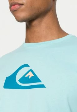 Budget 👍 Quiksilver COMP LOGO SS - T-shirt Imprimé - Blue ✨ -Quiksilver Soldes Boutique aaaba12fdaab48d9b2a4ebc42ee56bd2