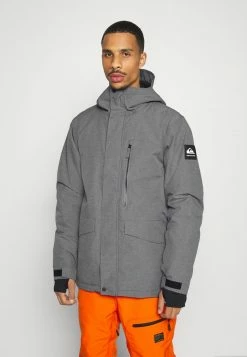 Grosses soldes 👏 Quiksilver MISSION SOLID - Veste De Snowboard - Heather Grey 🛒