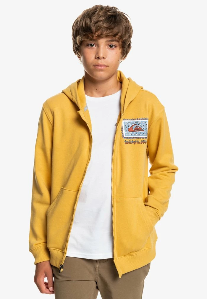Budget ❤️ Quiksilver RADICAL ROOTS - Sweat à Capuche Zippé - Rattan ❤️ 1 Budget ❤️ Quiksilver RADICAL ROOTS - Sweat à Capuche Zippé - Rattan ❤️