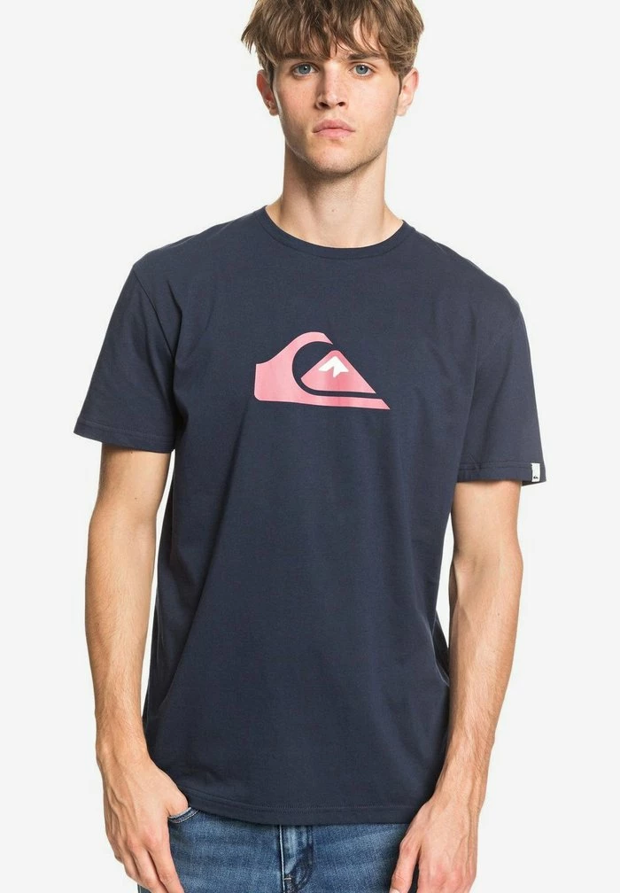 Nouveau 🎉 Quiksilver COMPLOGOSS - T-shirt Imprimé - Navy 🎉 1 Nouveau 🎉 Quiksilver COMPLOGOSS - T-shirt Imprimé - Navy 🎉