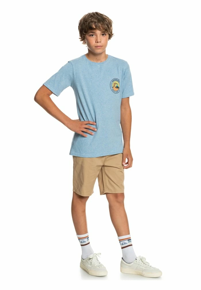 Remise 😍 Quiksilver CLOSED BUBBLE - T-shirt Imprimé - Faded Denim Heather 🧨 4 Remise 😍 Quiksilver CLOSED BUBBLE - T-shirt Imprimé - Faded Denim Heather 🧨 – Image 4