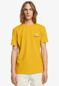 Top 10 🛒 Quiksilver DREAM VOUCHER - T-shirt Imprimé - Nugget Gold 🤩