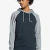 Tout neuf ✔️ Quiksilver ESSENTIALS - Sweat à Capuche - Dark Blue/grey 🛒