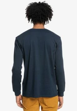 Meilleure vente 🎉 Quiksilver CLOSED TION - T-shirt à Manches Longues - Navy Blazer ✔️ -Quiksilver Soldes Boutique ae6170e9f00a4d1d87128e686d3b0125
