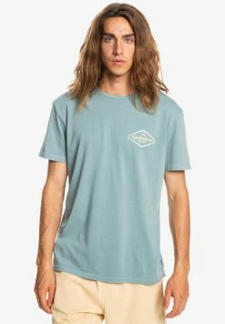 Offres â Quiksilver STIR IT UP MANCHES COURTES POUR EQYZ - T-shirt Imprimé - Sea Pine âïž
