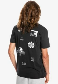 Budget ⌛ Quiksilver SURF LEGENDS - T-shirt Imprimé - Black 🎁 -Quiksilver Soldes Boutique b0a56b4c754f44c4bb52951f77c73c1c