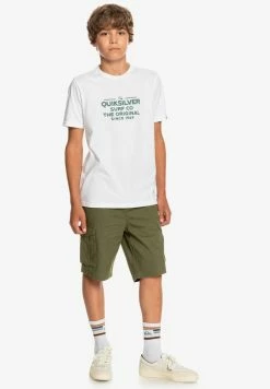 Les meilleures critiques de 🛒 Quiksilver FEEDING LINE - T-shirt Imprimé - White 😀