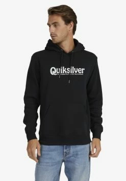 Bon marché ✨ Quiksilver WORD PROMO YOUNG - Sweat à Capuche - Black 🔥 -Quiksilver Soldes Boutique b2bf985430944a53a5bc5ae00e5532ed