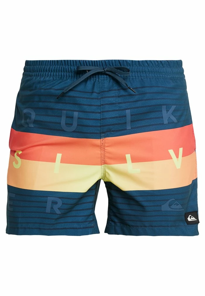 Sortie 👍 Quiksilver WORD BLOCK VOLLEY 17 - Short De Bain - Majolica Blue 😀 3 Sortie 👍 Quiksilver WORD BLOCK VOLLEY 17 - Short De Bain - Majolica Blue 😀 – Image 3