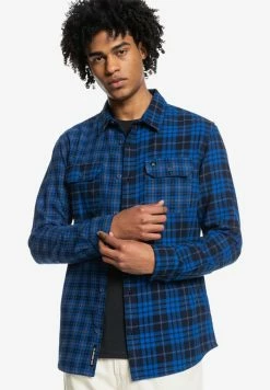 Promo 😍 Quiksilver STRATTON - Chemise - Classic Blue Stratton ✔️