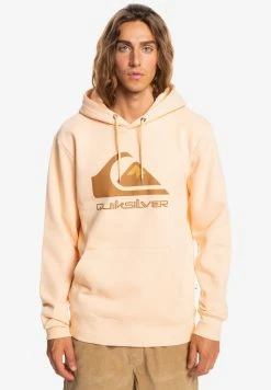 Grosses soldes 💯 Quiksilver BIG LOGO HOODIE - Sweat à Capuche - Almond Cream 🧨