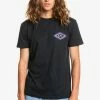 Le moins cher 🌟 Quiksilver MYTHIC LIMITS - T-shirt Imprimé - Black 🔔