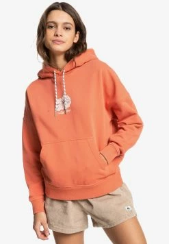 Vente flash 🔔 Quiksilver FRAU - Sweat à Capuche - Orange 😀