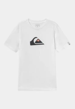 Budget 💯 Quiksilver COMP LOGO - T-shirt Imprimé - White 🎁