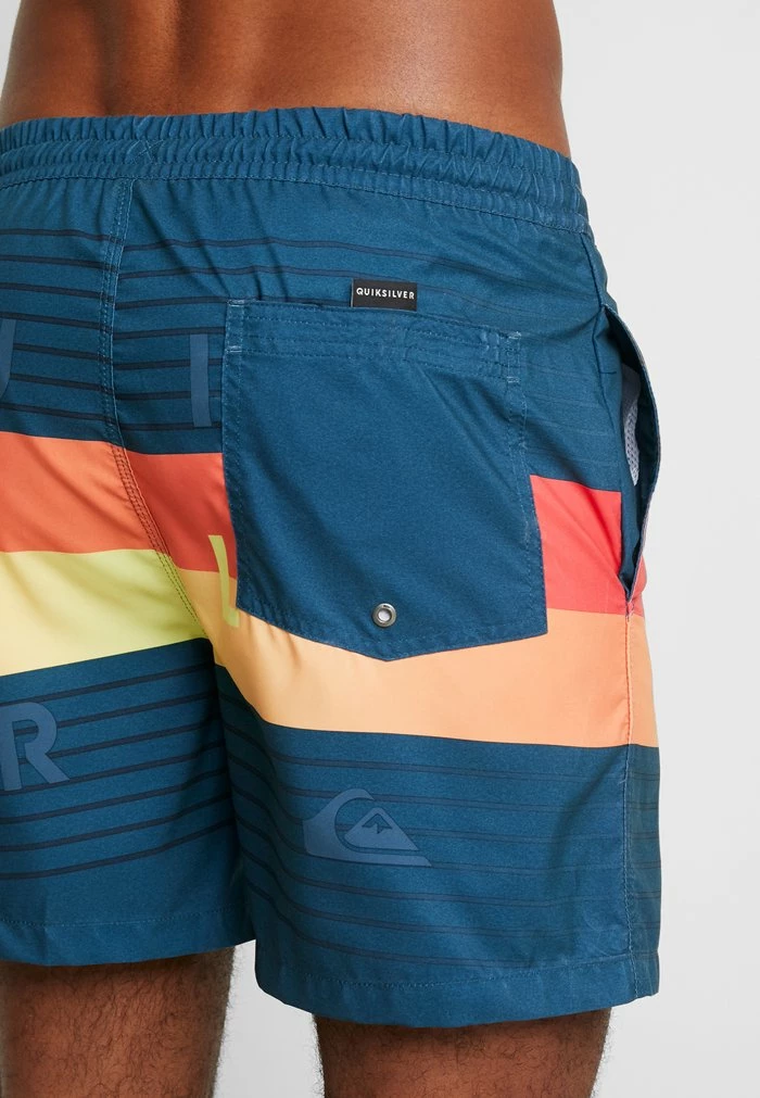 Sortie 👍 Quiksilver WORD BLOCK VOLLEY 17 - Short De Bain - Majolica Blue 😀 2 Sortie 👍 Quiksilver WORD BLOCK VOLLEY 17 - Short De Bain - Majolica Blue 😀 – Image 2