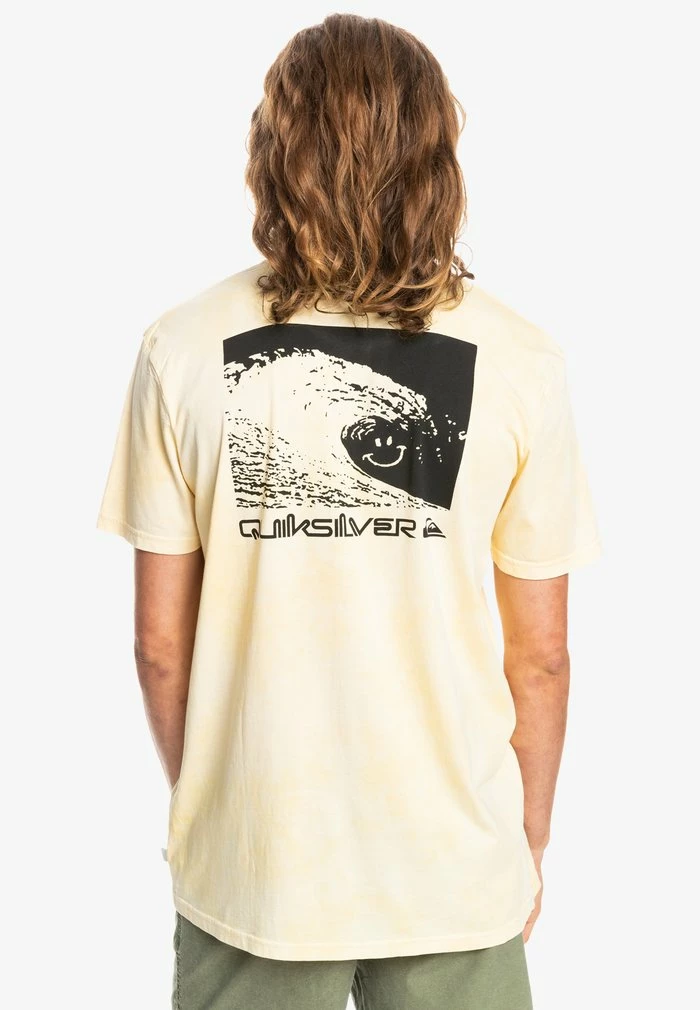 Promo ⭐ Quiksilver WAVE MANCHES COURTES - T-shirt Imprimé - Neon Yellow 🔥 2 Promo ⭐ Quiksilver WAVE MANCHES COURTES - T-shirt Imprimé - Neon Yellow 🔥 – Image 2