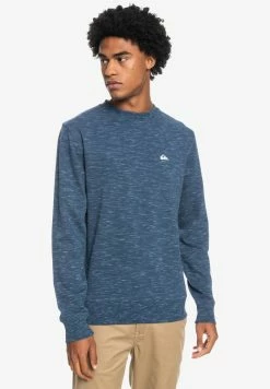 Meilleure affaire 😍 Quiksilver Sweatshirt - Insignia Blue Spacedye ❤️