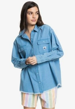 Coupon 🎁 Quiksilver Chemisier - Chambray Blue 👍