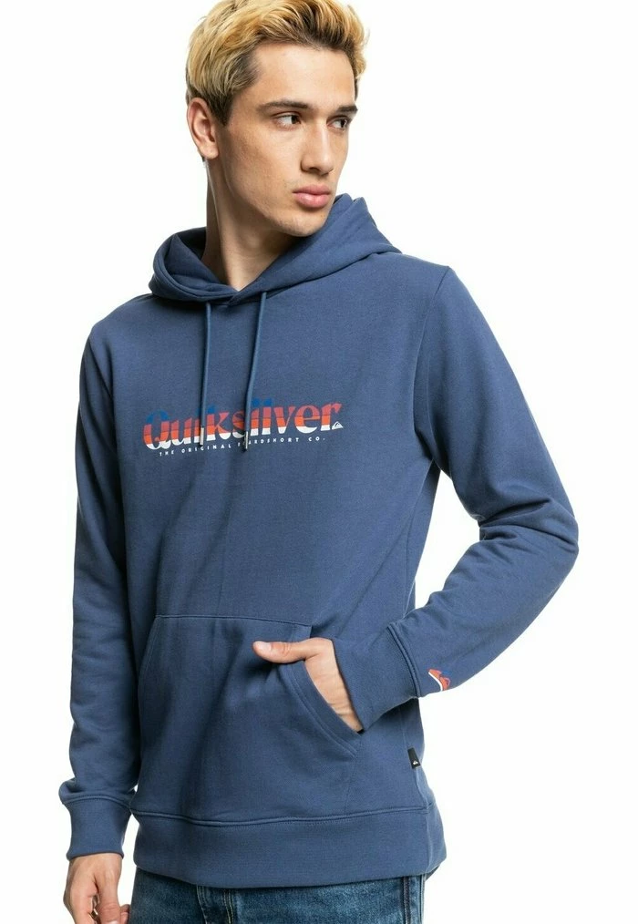 De gros ❤️ Quiksilver Sweat à Capuche - Blue Indigo 🔔 2 De gros ❤️ Quiksilver Sweat à Capuche - Blue Indigo 🔔 – Image 2