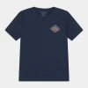 Top 10 😀 Quiksilver NINETIES SON SS YTH - T-shirt Imprimé - Navy Blazer 🎁
