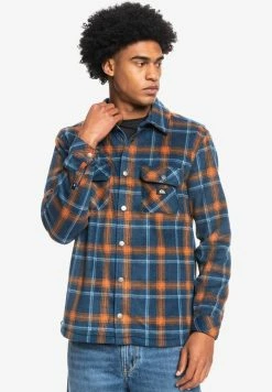 De gros ⌛ Quiksilver Chemise - Insignia Blue Plaid Surfdays 😍