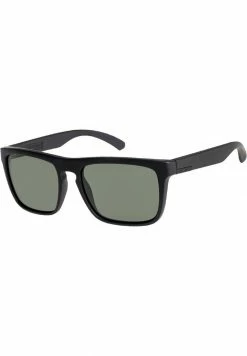 Sortie 🛒 Quiksilver THE FERRIS PREMIUM - Lunettes De Soleil - Matte Black/mineral Glass Gree ❤️